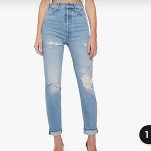 MOTHER Superior The Tune Up Hover Cuff GTFO Wash Gold Label Size 28